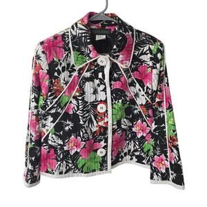 Vintage Harve Benard Floral Jacket/Blazer - Size 14